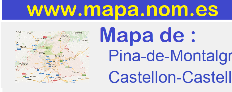 mapa de  Pina-de-Montalgrao