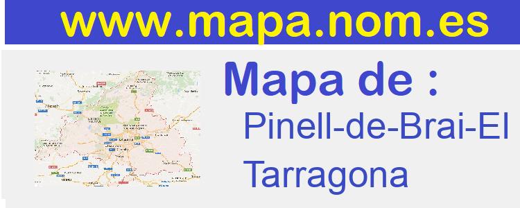 mapa de Pinell-de-Brai-El