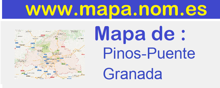 mapa de  Pinos-Puente