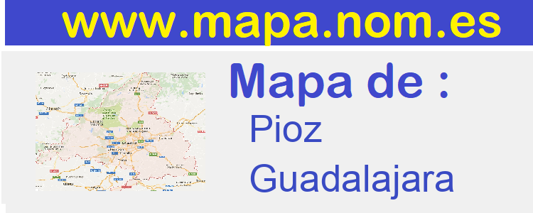 mapa de  Pioz