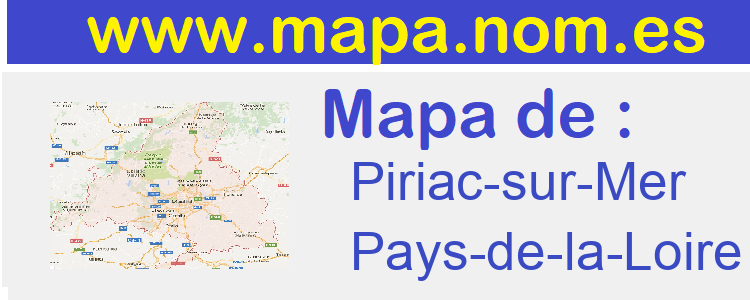 mapa de  Piriac-sur-Mer