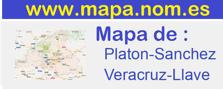 mapa de  Platon-Sanchez