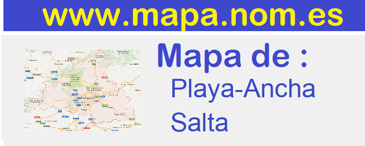 mapa de  Playa-Ancha