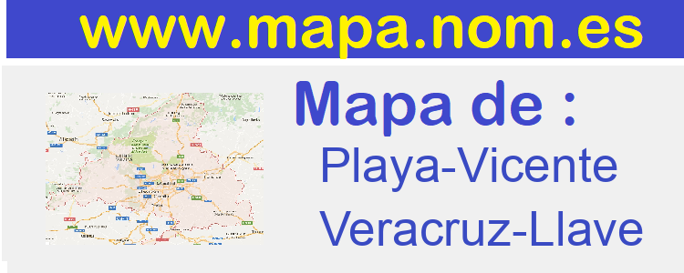 mapa de  Playa-Vicente
