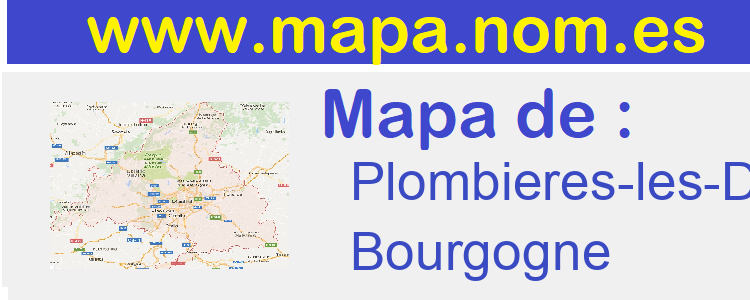 mapa de  Plombieres-les-Dijon