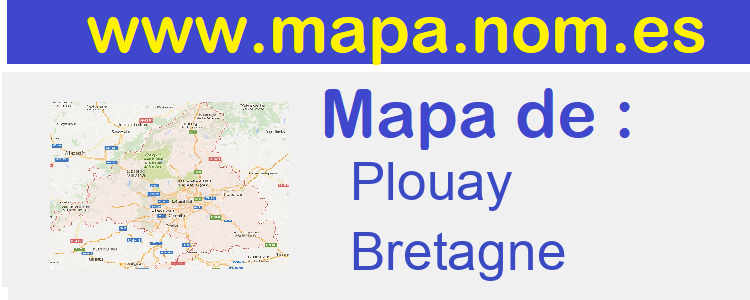 mapa de  Plouay
