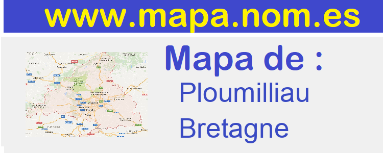 mapa de  Ploumilliau