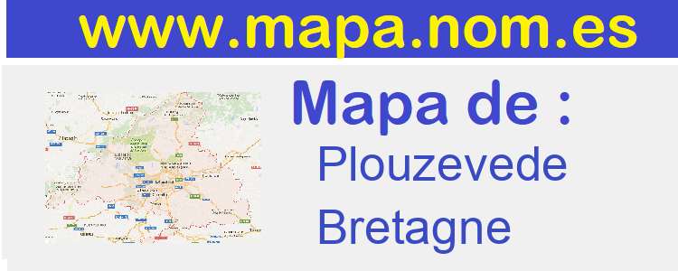 mapa de  Plouzevede
