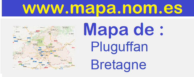 mapa de  Pluguffan