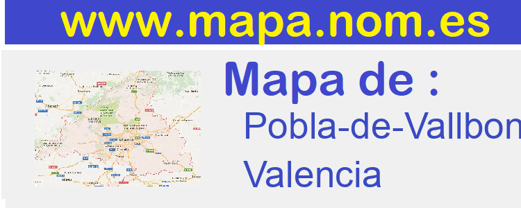 mapa de Pobla-de-Vallbona-la