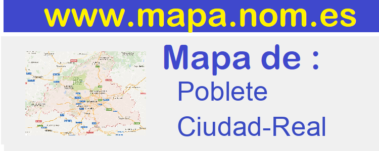 mapa de  Poblete