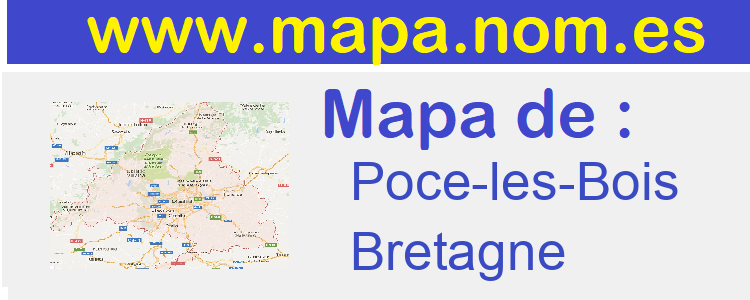 mapa de  Poce-les-Bois