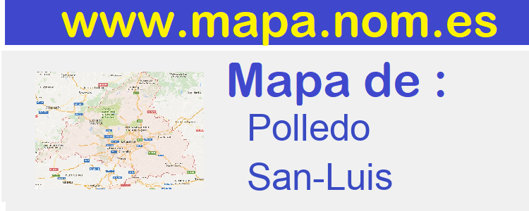 mapa de  Polledo