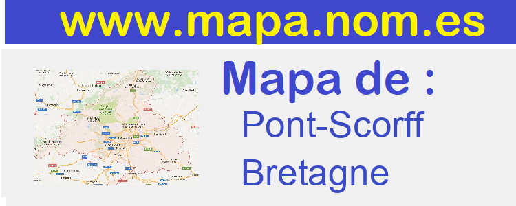 mapa de  Pont-Scorff