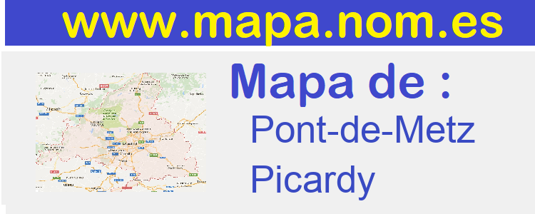 mapa de  Pont-de-Metz