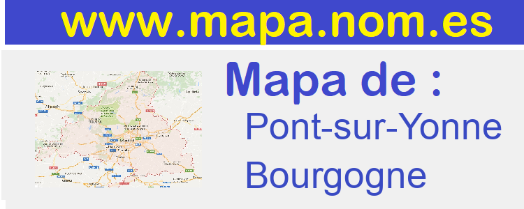 mapa de  Pont-sur-Yonne