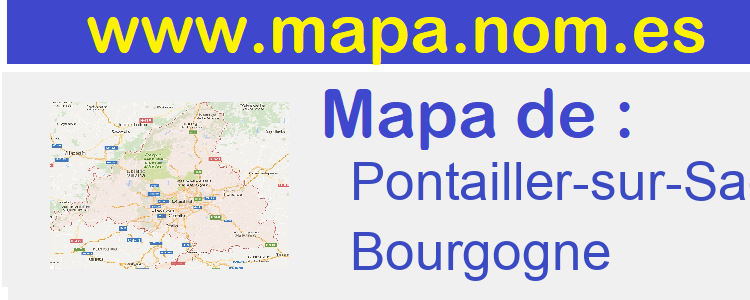 mapa de  Pontailler-sur-Saone