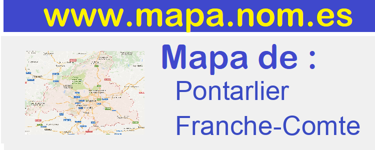 mapa de  Pontarlier