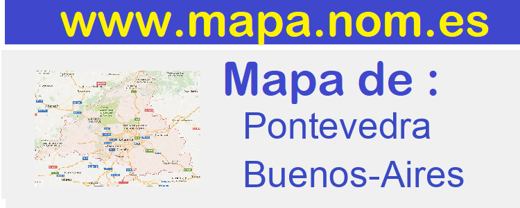 mapa de  Pontevedra
