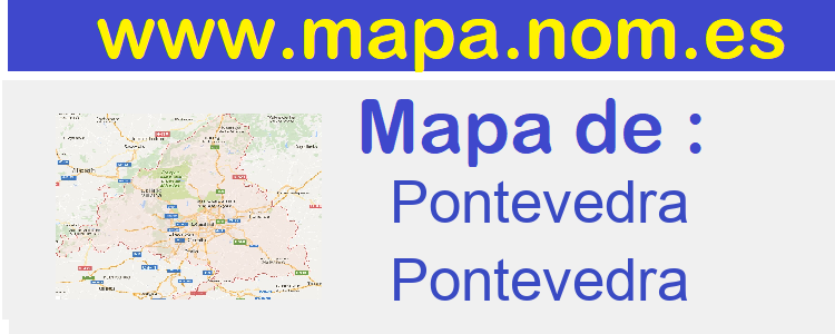 mapa de  Pontevedra