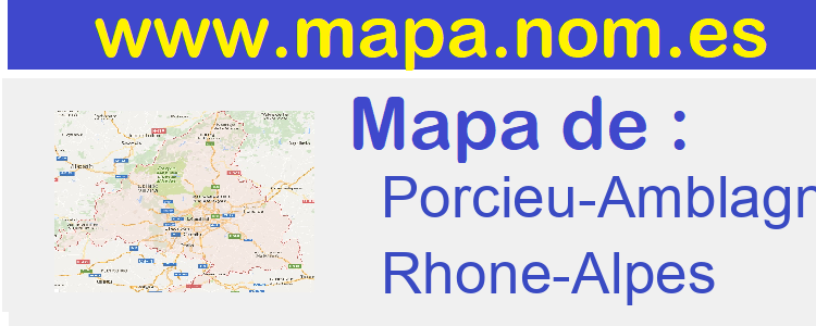 mapa de  Porcieu-Amblagnieu