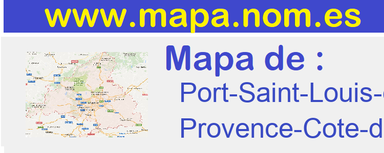 mapa de  Port-Saint-Louis-du-Rhone