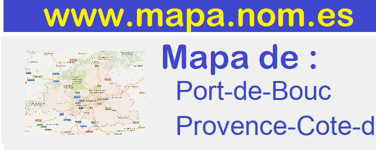 mapa de  Port-de-Bouc