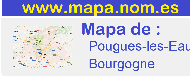 mapa de  Pougues-les-Eaux