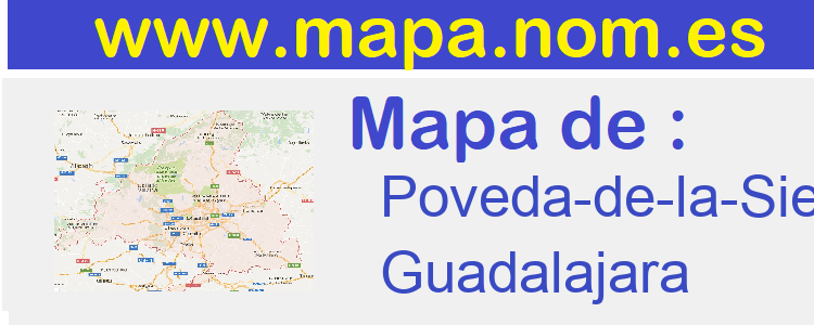 mapa de  Poveda-de-la-Sierra
