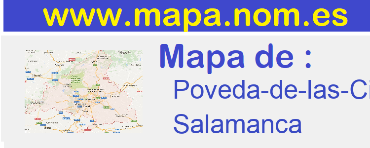 mapa de  Poveda-de-las-Cintas