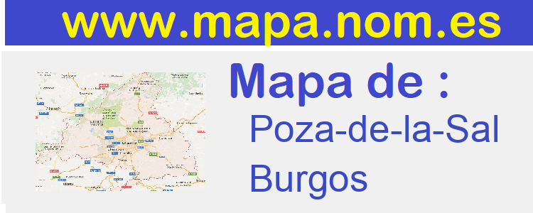 mapa de  Poza-de-la-Sal