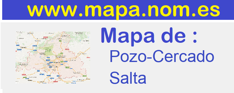 mapa de  Pozo-Cercado