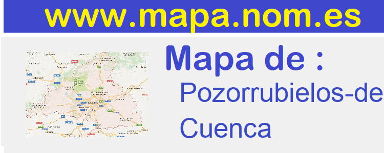 mapa de  Pozorrubielos-de-la-Mancha