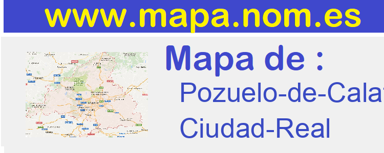 mapa de Pozuelo-de-Calatrava