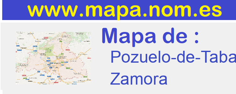 mapa de  Pozuelo-de-Tabara