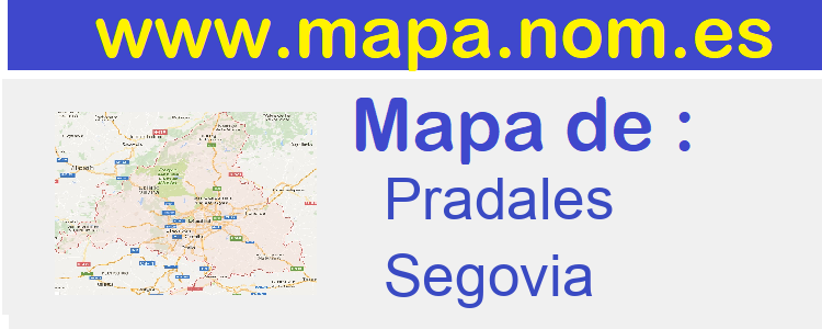 mapa de  Pradales