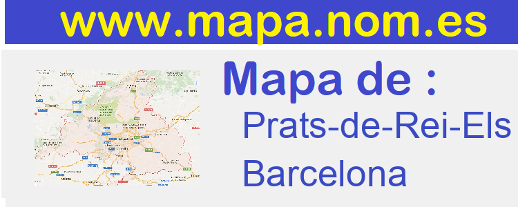 mapa de  Prats-de-Rei-Els