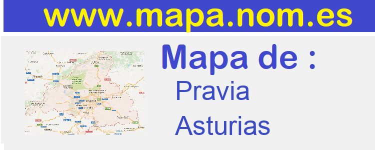 mapa de  Pravia