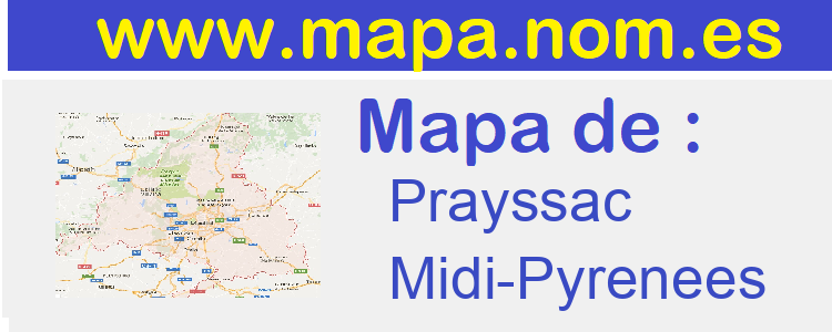 mapa de  Prayssac