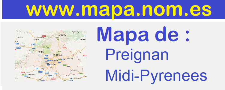 mapa de  Preignan