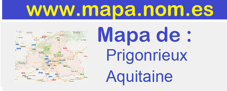 mapa de  Prigonrieux