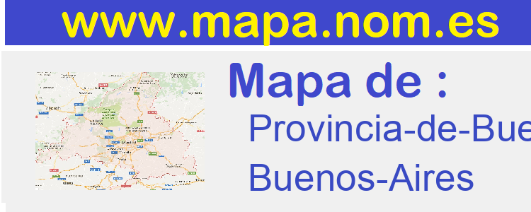 mapa de  Provincia-de-Buenos-Aires