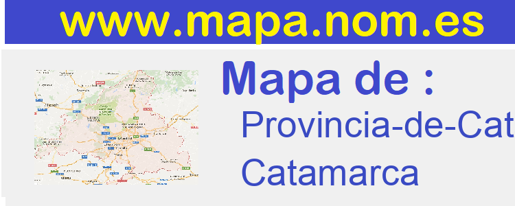 mapa de  Provincia-de-Catamarca