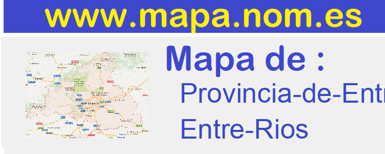 mapa de  Provincia-de-Entre-Rios