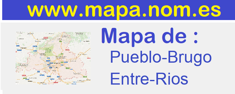 mapa de  Pueblo-Brugo