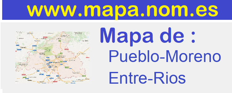mapa de  Pueblo-Moreno