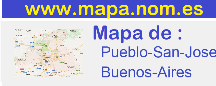 mapa de  Pueblo-San-Jose