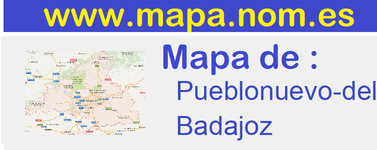 mapa de  Pueblonuevo-del-Guadiana