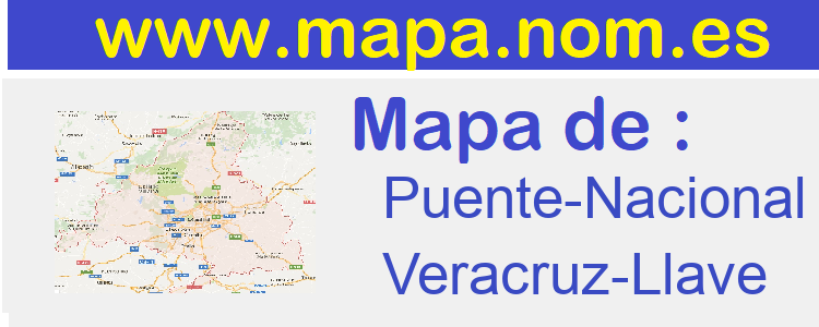 mapa de  Puente-Nacional