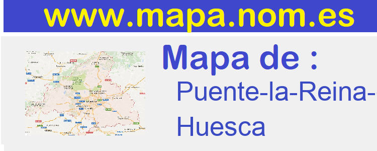 mapa de  Puente-la-Reina-de-Jaca